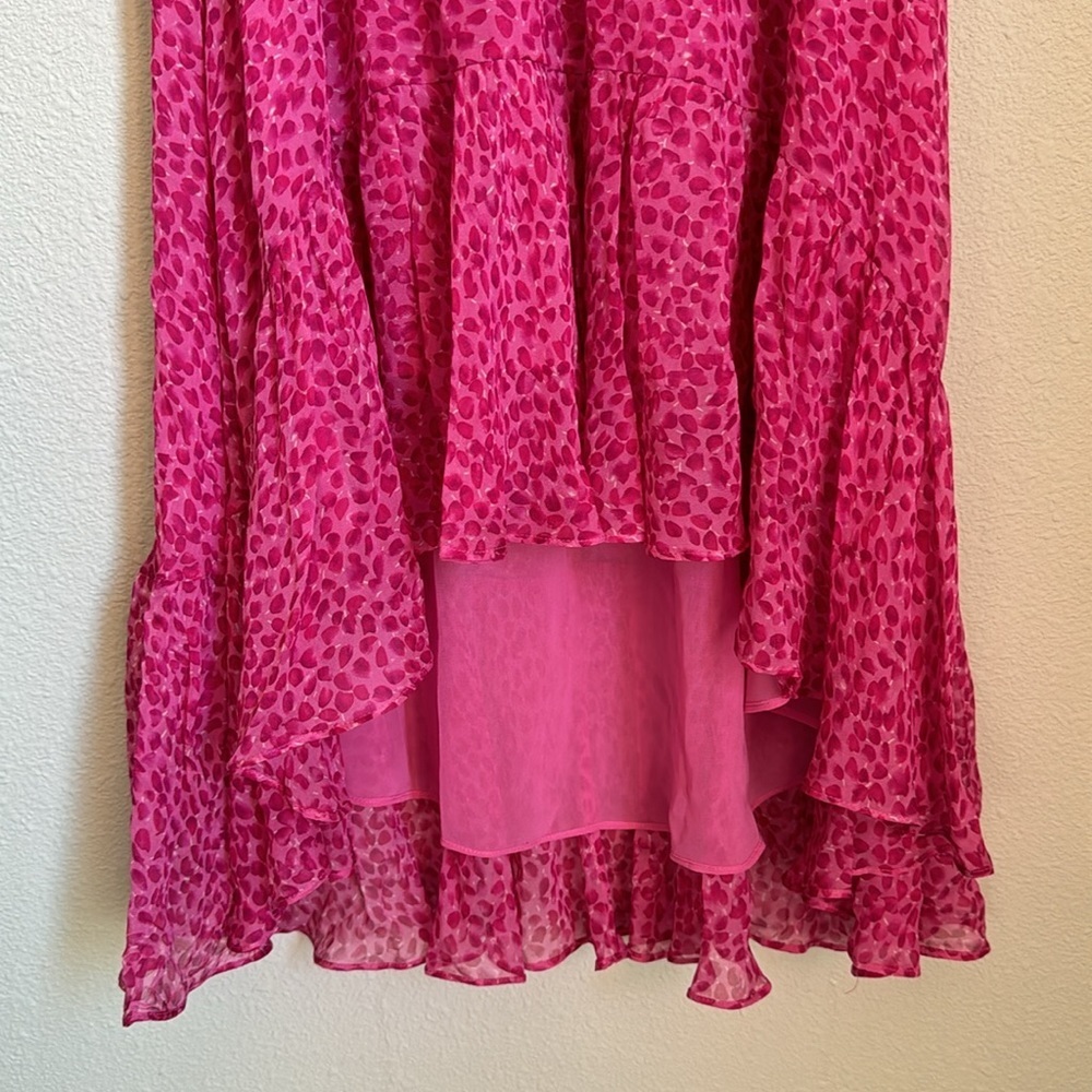 Diane von Furstenberg Pink Floral Silk Dress - Picture 5 of 10